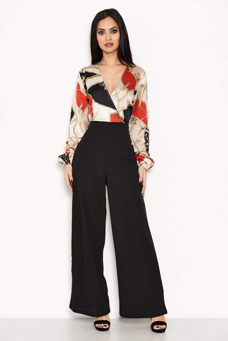 Chain Printed Jumpsuit