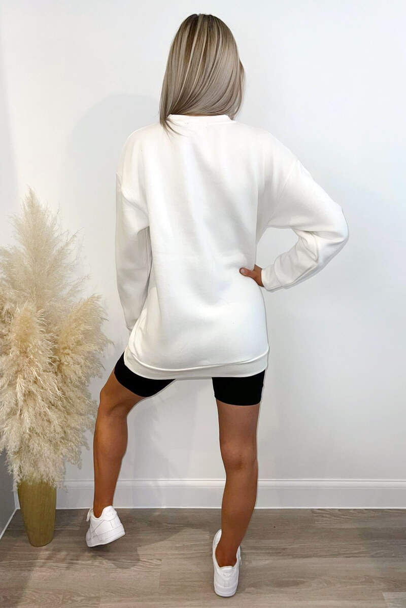 Cream LOVE Sweatshirt