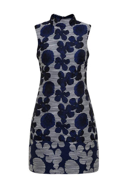 Embroidered Mini Bodycon Dress