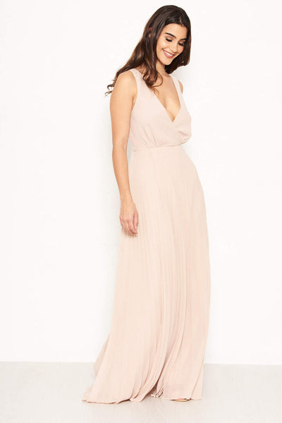 Nude Maxi Dress