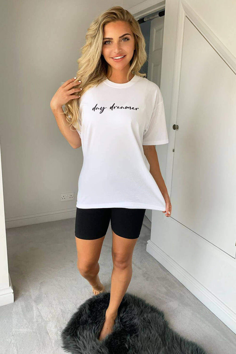 White Day Dreamer T Shirt