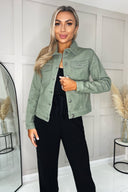 Khaki Lightweight Denim Jacket