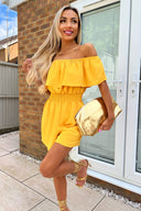 Yellow Bardot Playsuit