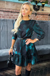 1752161935_Teal-And-Black-Smudge-Print-Frill-Hem-Belted-Mini-Dress-1.jpg
