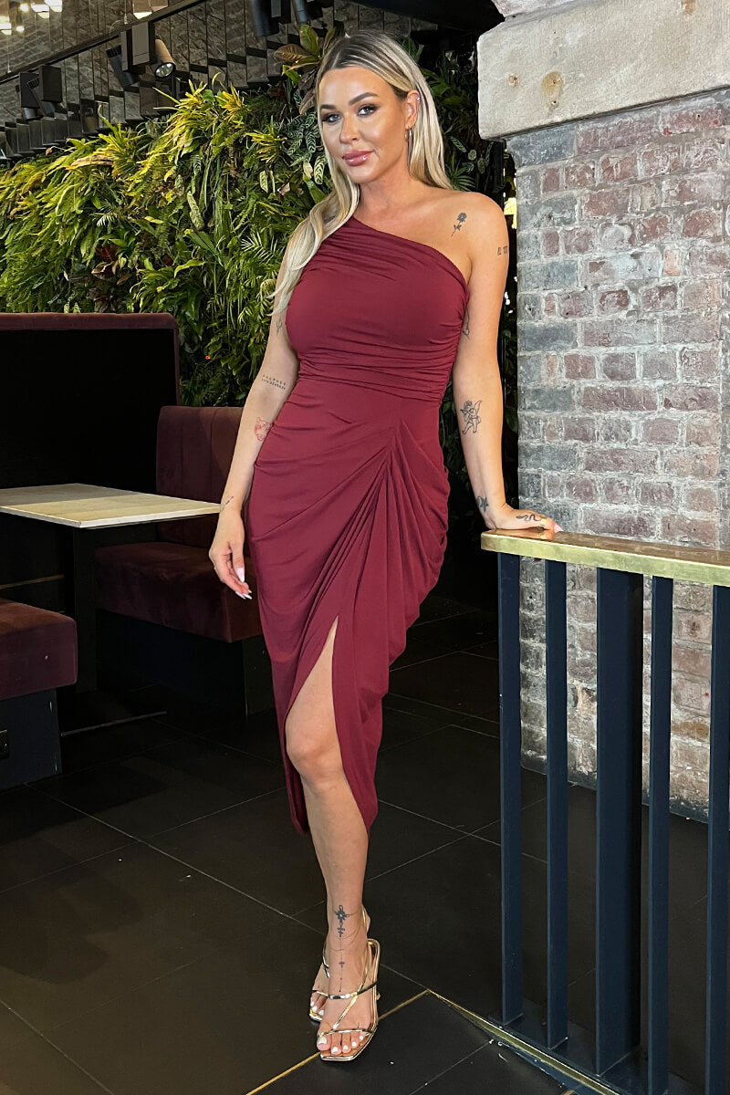 1752222280_Burgundy-One-Shoulder-Gathered-Skirt-Midi-Dress-1.jpg