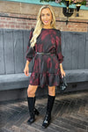1752848517_Plum-And-Black-Smudge-Print-Frill-Hem-Belted-Mini-Dress-2.jpg