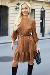 1754577891_Tan-Faux-Suede-3-4-Sleeve-Frill-Hem-Belted-Mini-Dress-1.jpg