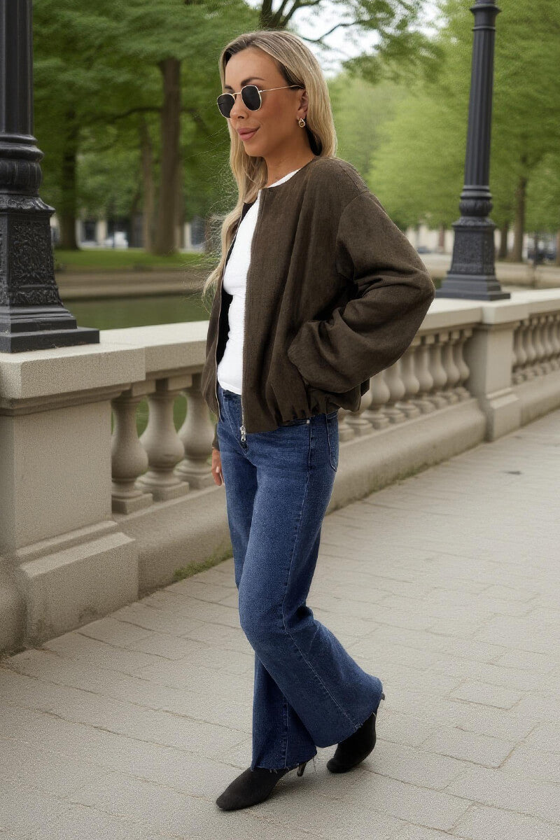 1755521054_Khaki-Faux-Suede-Bubble-Hem-Bomber-Jacket-4.jpg