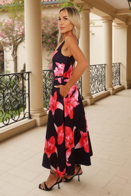 1764692427_Black-And-Cerise-Floral-Print-Square-Neck-A-line-Midi-Dress-4.jpg