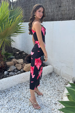 1764841708_Black-And-Cerise-Floral-Print-Strap-Detail-Cowl-Midi-Dress-4.jpg