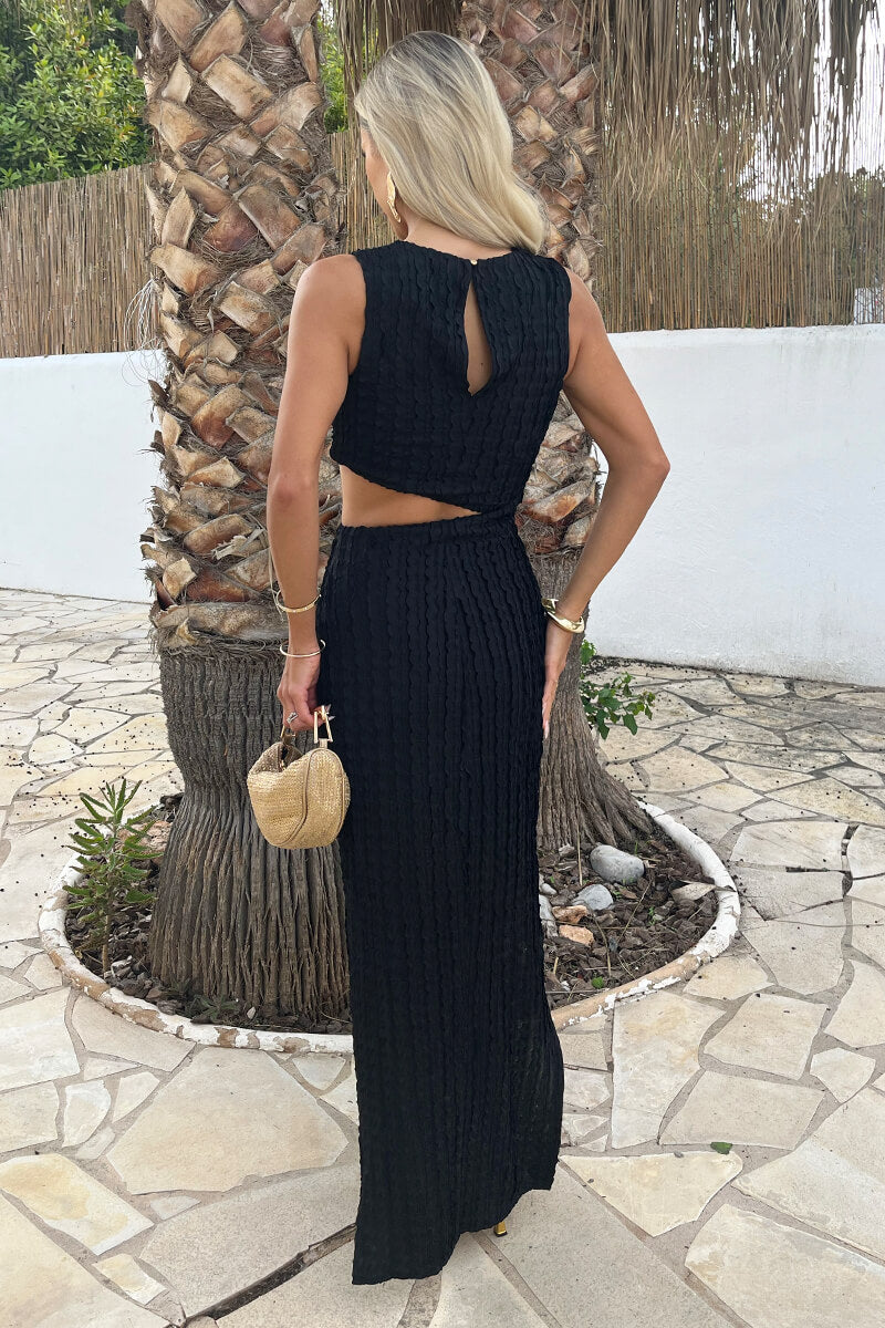 1765299432_Black-Textured-Side-Waist-Cut-Out-Midi-Dress-5.jpg