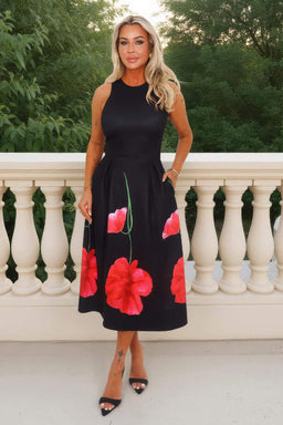 1765995251_Black-Floral-Printed-Skirt-Racer-Neck-A-Line-Midi-Dress-1.jpg