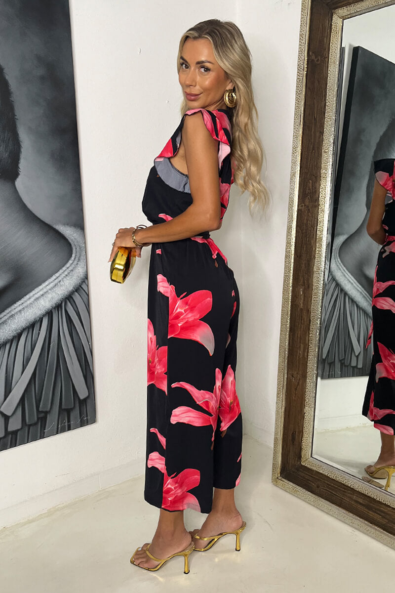 1766156661_Black-And-Cerise-Floral-Print-Wrap-Top-Belted-Jumpsuit-4.jpg