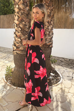 1769005059_Black-And-Cerise-Floral-Print-Belted-Wrap-Midi-Dress-4.jpg