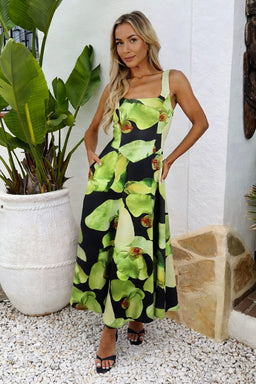 1772453614_Black-And-Green-Floral-Print-Square-Neck-A-line-Midi-Dress-7.jpg