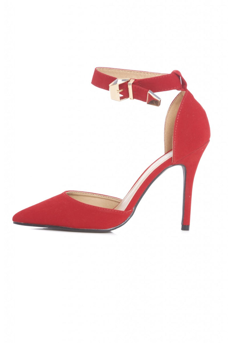 Strap  Court  Pointy Heeled Shoe