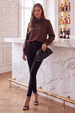 chocolate-high-neck-lace-trim-blouse-2.jpg
