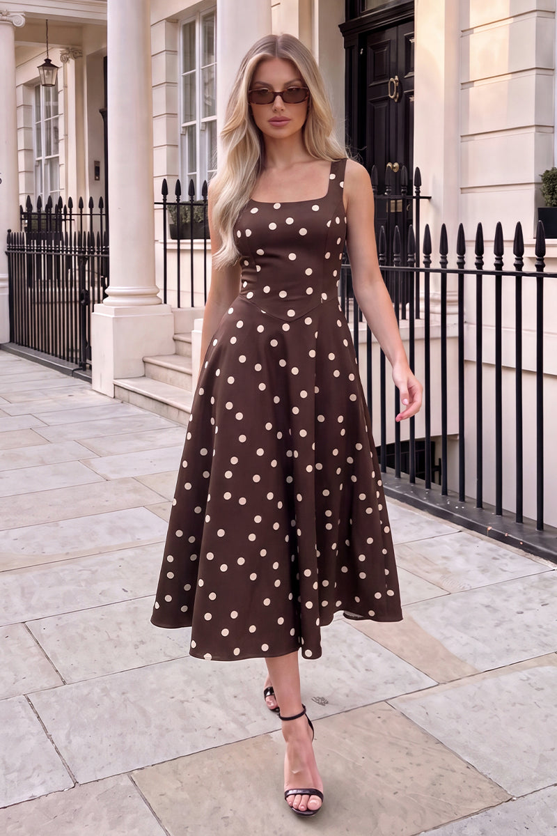 chocolate-polka-dot-square-neck-a-line-midi-dress-1.jpg