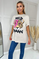 Stone Wild Thang Slogan T-Shirt