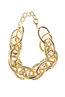 Gold Chain Statement Bracelet
