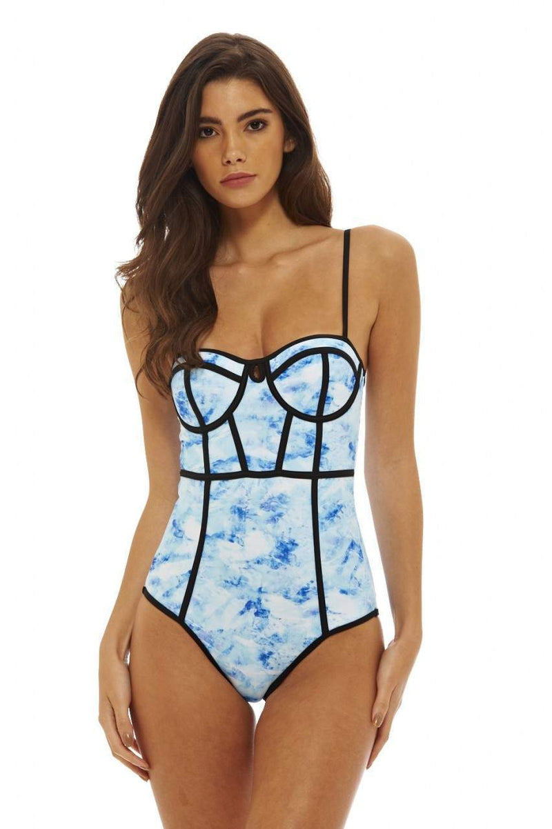 Cloud Print Swimsuit