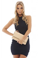 Rectangle Gold Edged Clutch