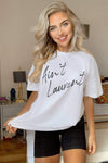 White Aint Laurent T-Shirt