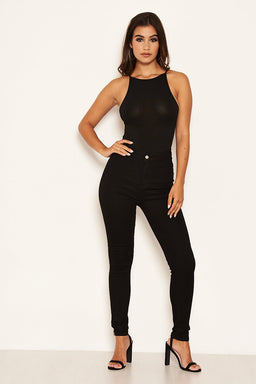 Black High Waisted Jean