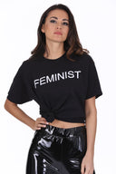 Black Feminist Slogan T-Shirt