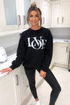 Black LOVE Sweatshirt