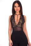 Black Lace Bodysuit