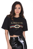 Black Liberte Printed T-Shirt