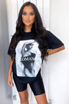 Black Romance Oversized T-Shirt