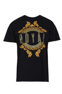 Black Royal Slogan T-Shirt
