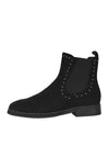 Black Stud Detail Ankle Boots