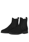 Black Stud Detail Ankle Boots