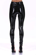 Black Wet Look Leggings