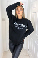 Black YSLOVE Sweatshirt