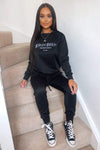 Black YSW Loungewear Set