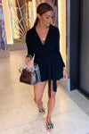 Black Blazer Playsuit