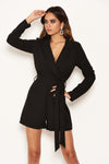 Black Blazer Playsuit