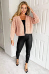 Blush Chunky Knit Cardigan