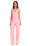 Blush V Neck Jumpsuit