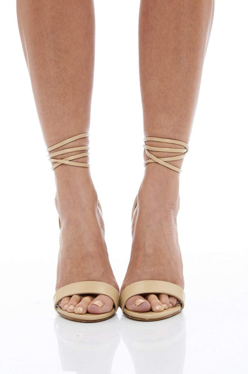 Tie Up Tassel Heels