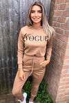 Camel V Loungewear Set