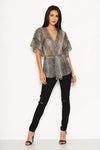 Chiffon Animal Print Blouse