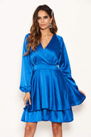 Cobalt Satin Dress