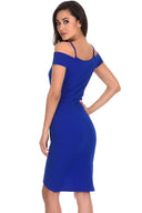 Cobalt Wrap Around Dress