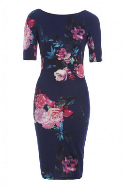 Floral Print Midi Dress