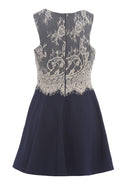 Lace Top Skater Dress